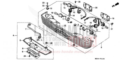 ECLAIRAGE DU COFFRE GL1500SET de 1996